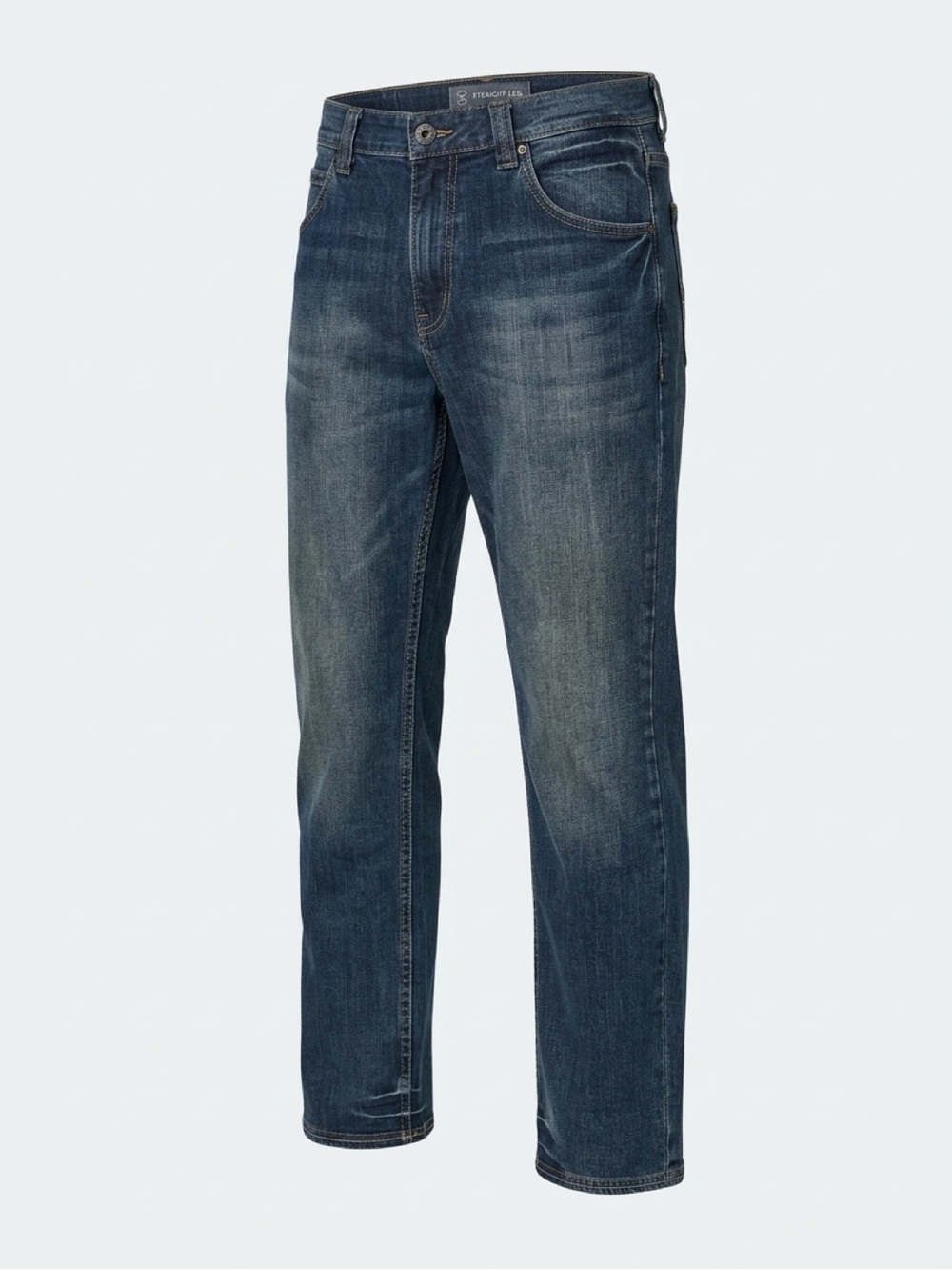 Arizona Jean Company Straight Leg Jeans Size 33x32 Dark Wash Denim